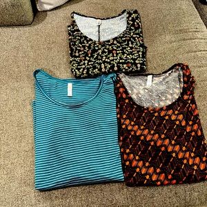 Lularoe tops -set of 3